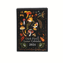 Dark Forest Calendar Year Calendar Christmas Halloween Thanksgiving Gift