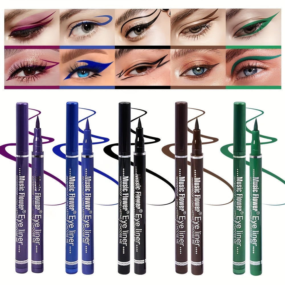 Waterproof Liquid Eyeliner Pen High Pigment Smudge Proof