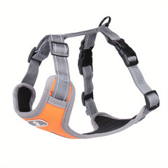 Reflective Breathable Pet Harness Adjustable Soft Oxford Material