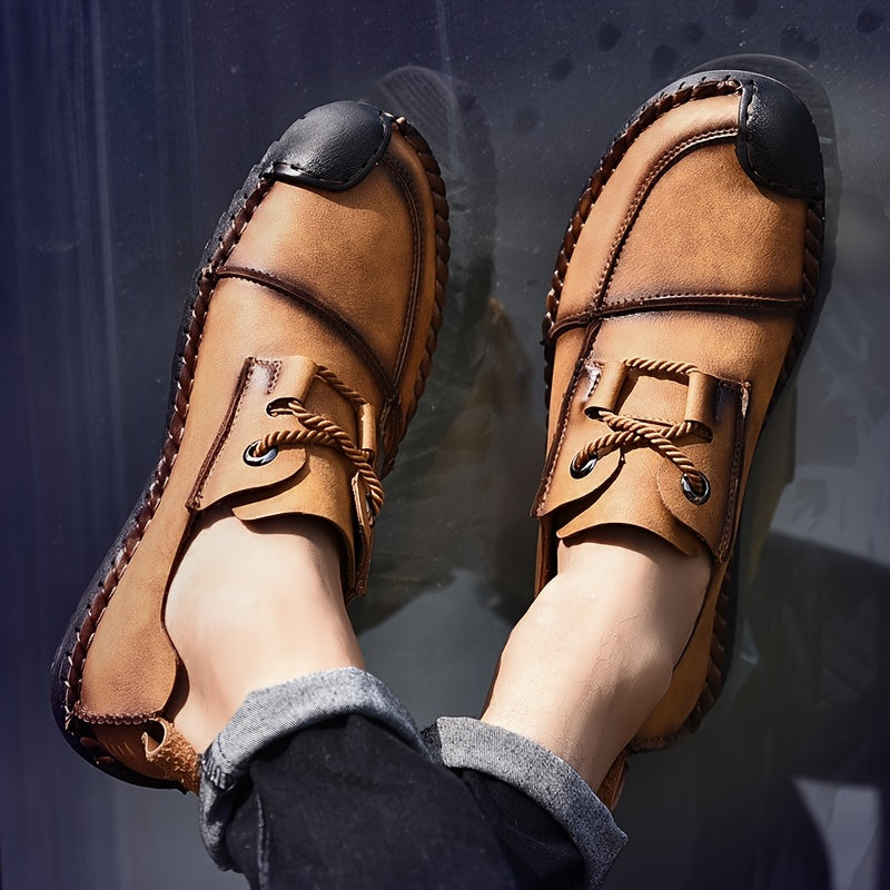 Men's Loafer Shoes Casual Slip On Walking Sneakers Summer Flat Shoes