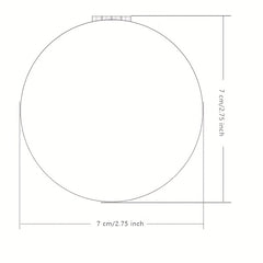 Portable Double Sided Mirror for Women - Compact & Travel-Friendly