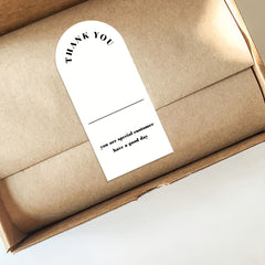 50pcs Envelopes Seal Gift Packaging Box Retail Bag Box Seal Stickers Rectangle