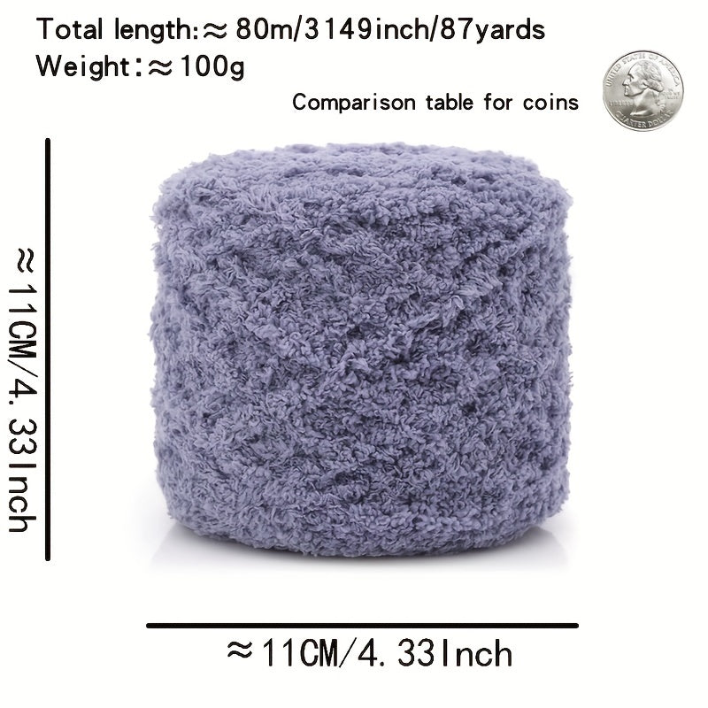100 Acrylic Yarn Soft Skin-friendly Yarn Crocheting & Knitting