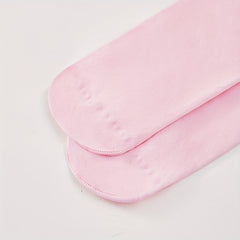 2Pcs Girl's Pink Ballet Pantyhose For Kids Stretchy Tights