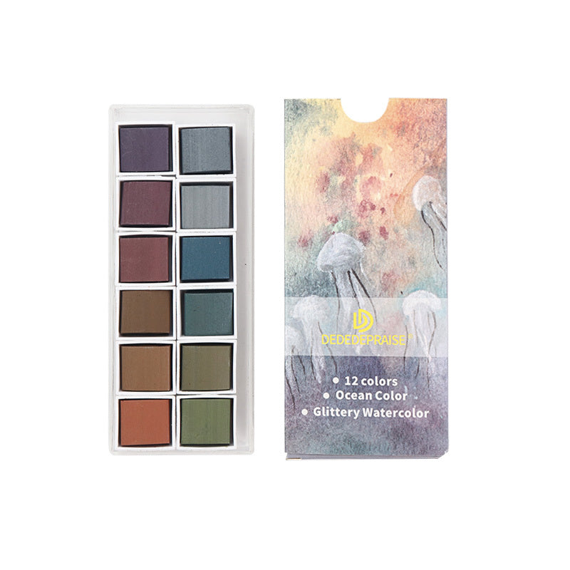 Dededepraise Retro Watercolors 12 24 Set