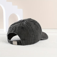 Boys Retro Tractor Washed Baseball Cap Adjustable Sun Hat