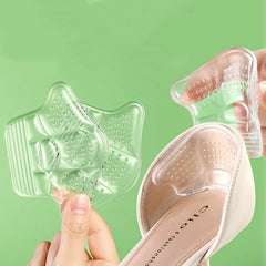 2pcs Gel Heel Stickers For High Heels & Sneakers