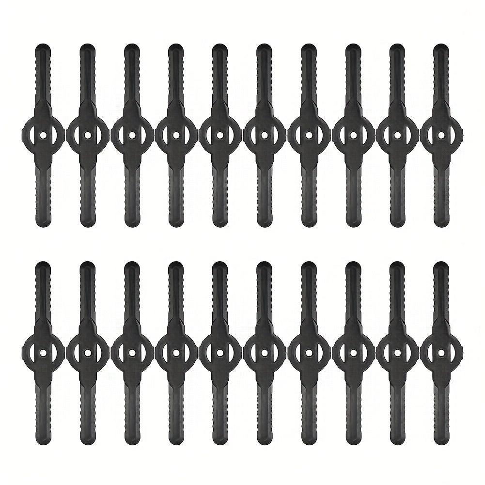 20pcs Lawn Mower Plastic Blade - Garden Lawn Trimming Accessories