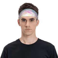 Tie Dye Headband for Sports & Casual Wear - Thanksgiving & Halloween