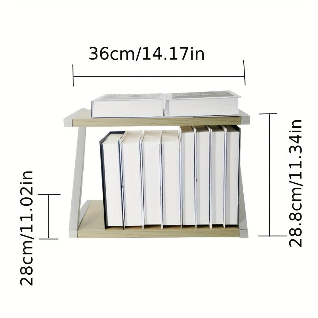 Desk Bookshelf Desktop Shelf Storage Rack Dormitory Study Table Cabinet
