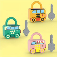 Baby Learning Lock Educational Toys Matching & Counting Montessori Math Toys