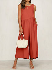 Sexy Backless Wide Leg Jumpsuit for Women