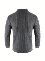 Men's Zipper Stand Collar Cardigan Warm Jacket