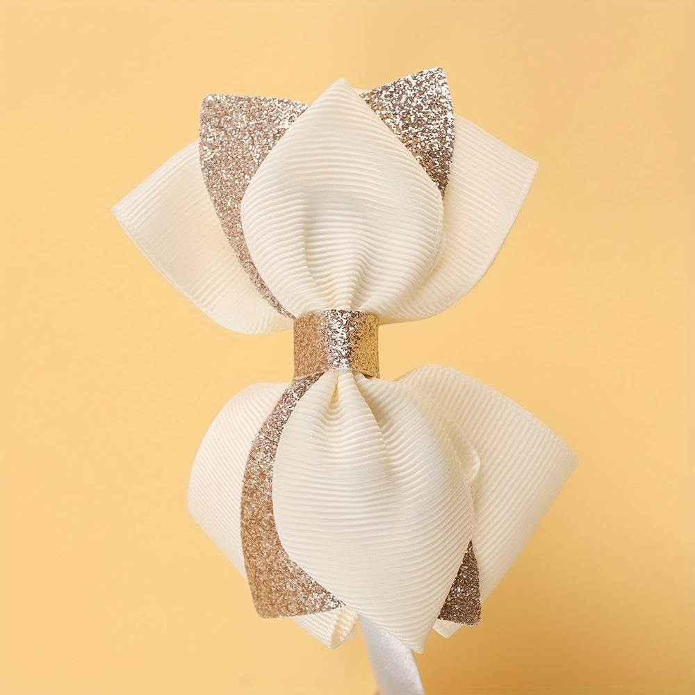 Girls Bowknot Headband Hair Accessories for Party Gift Daily Life