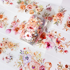 2m Laser Flower PET Tape for Journaling Planner DIY Craft