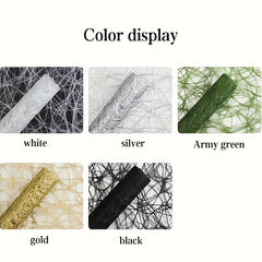 5pcs Natural Raffia Flower Wrapping Paper - DIY Gift & Bouquet Wrap