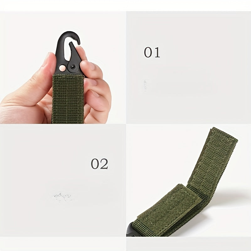 Durable Webbing Buckle Keychain for Outdoors