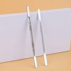 Stainless Steel Makeup Spatula Nail Art Stick Stirring Rod