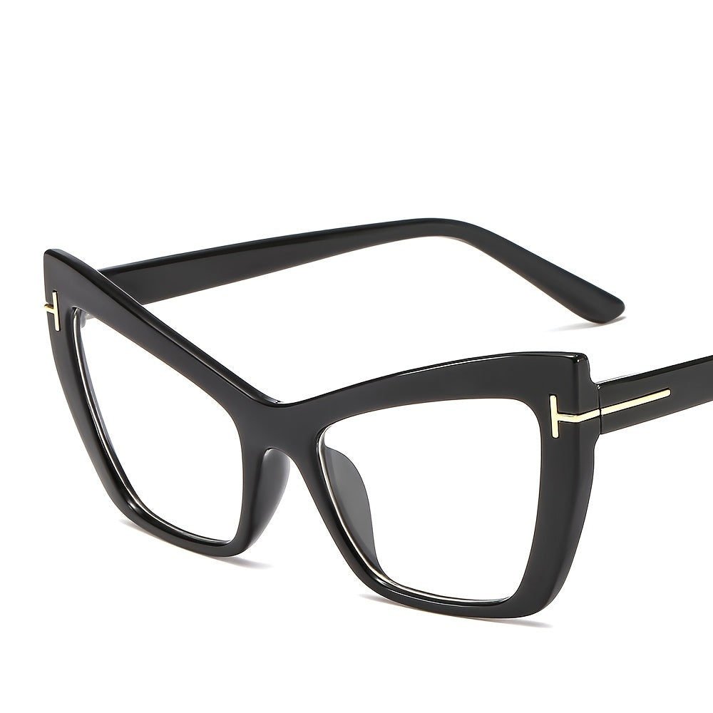 Vintage Cat Eye Glasses Frames - Oversized Retro Style Eyewear