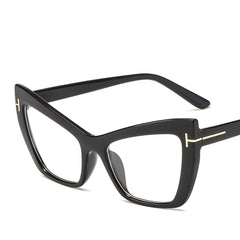 Vintage Cat Eye Glasses Frames - Oversized Retro Style Eyewear
