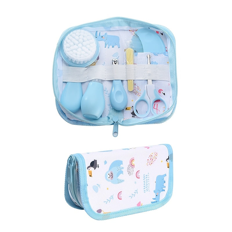 6pcs Baby Care Kit Set with Travel Bag Portable Newborn Grooming Kit