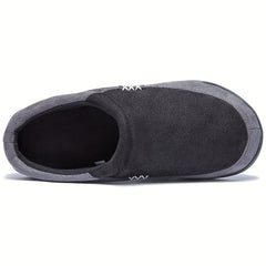 Men's Warm House Shoes Comfy Non Slip Home Shoes Winter