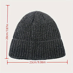 Winter Knitted Beanie Hat Ear Protection Warm Hat