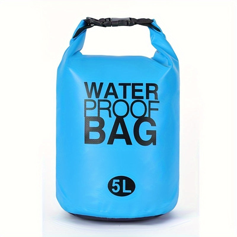 Roll Top Waterproof Bag Beach Shoulder Bucket Bag