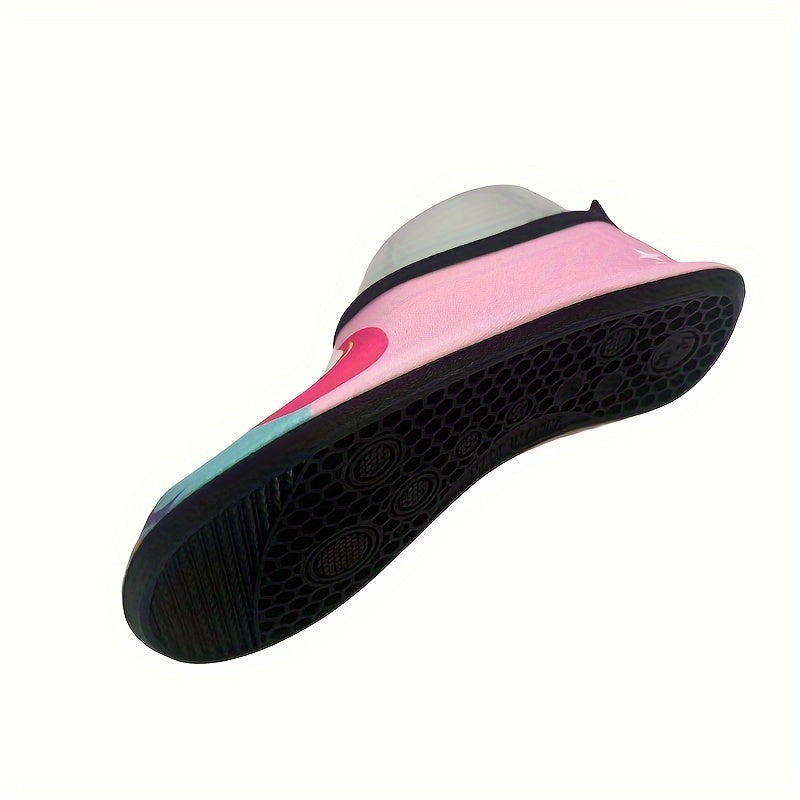 Girl's Cartoon Pattern Water Shoes Quick Dry Non Slip For Beach Swimming