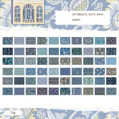 60pcs European Retro Pattern Series Journal Decoration Paper