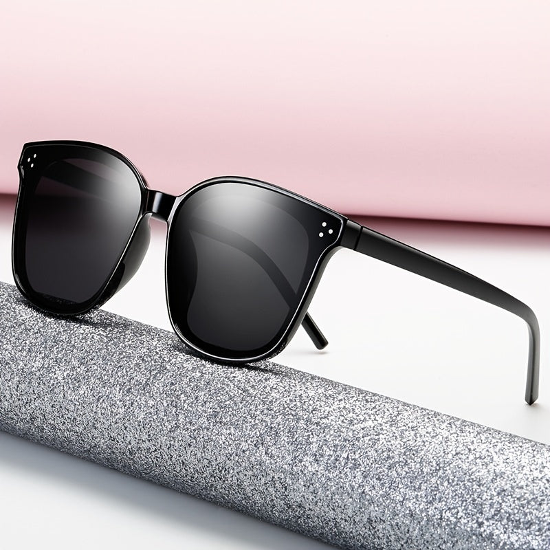 Oval Large Frame Sunglasses UV Protection Shades Eyeglasses