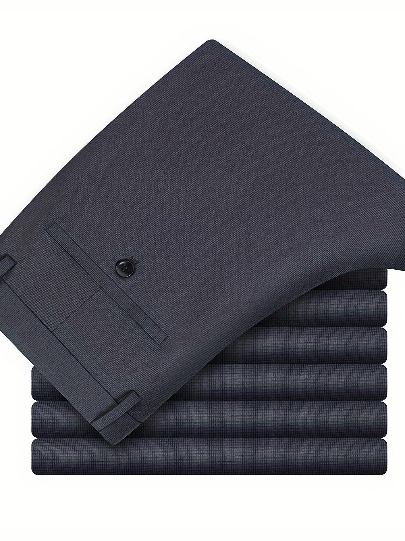 Men's Classic Formal Slim Fit Stretch Dress Pants for Business