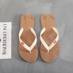 Men's Thong Sandals Rubber Beach Shoes