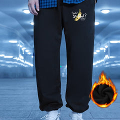 Men's Cartoon Print Jogger Drawstring Pants
