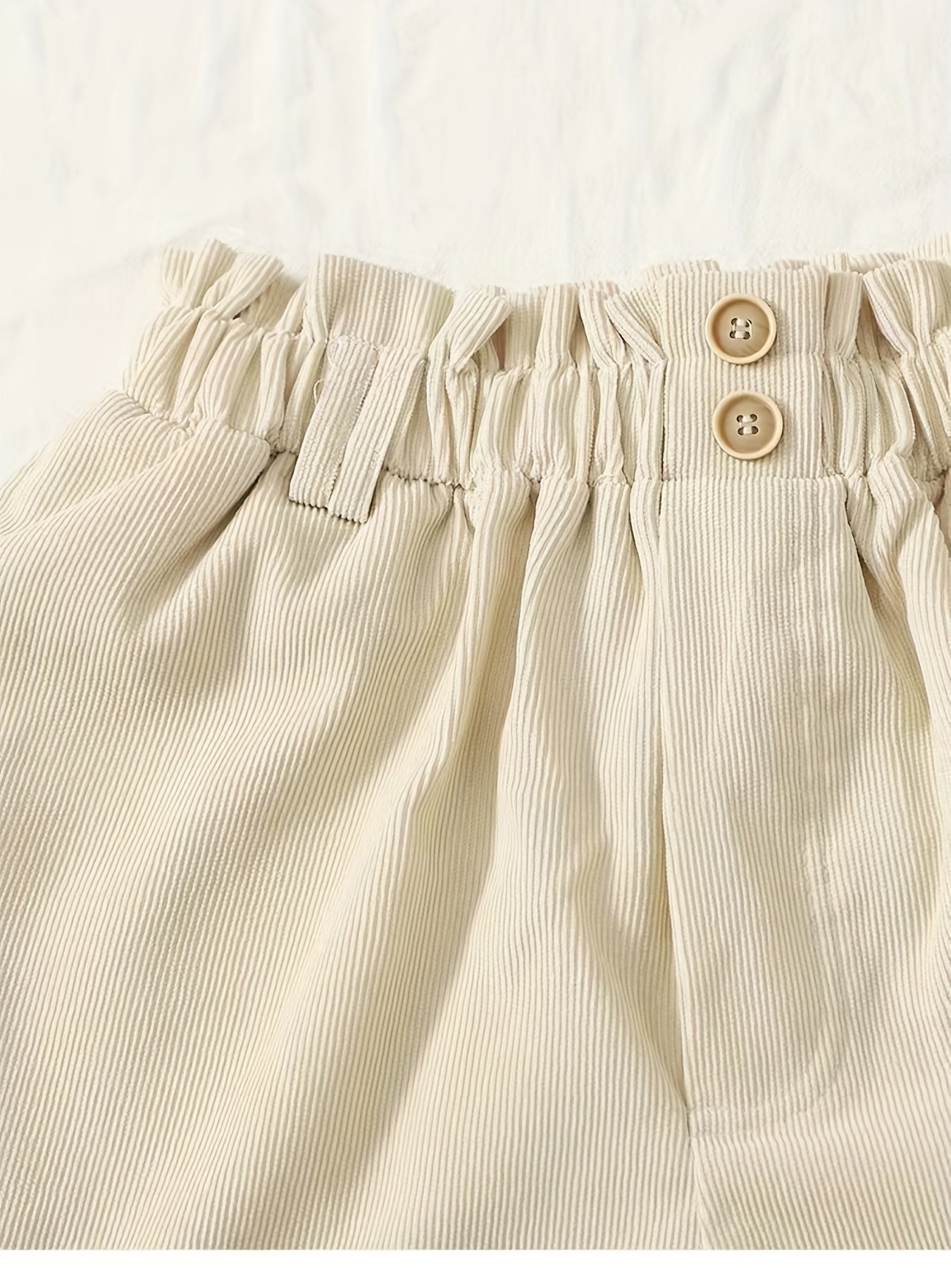 Solid Color Elastic Waist Shorts for Women