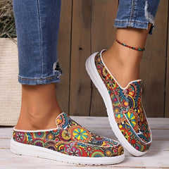Women's Canvas Shoes Casual Lace Up Outdoor Shoes Lightweight Low Top Sneakers