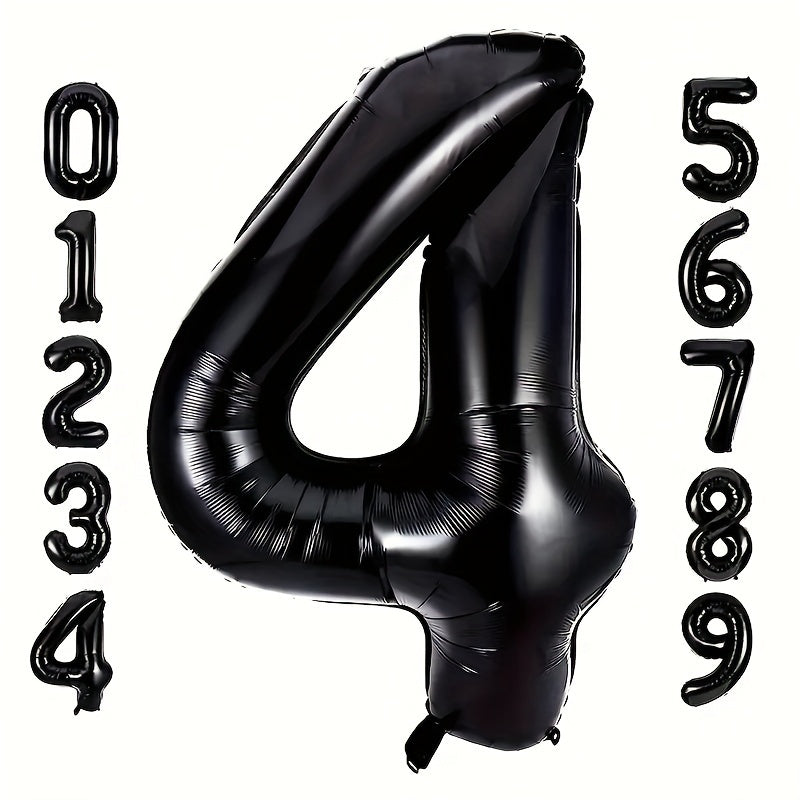 Large 101 6cm Number Balloons Set for Christmas Halloween