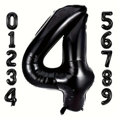 Large 101 6cm Number Balloons Set for Christmas Halloween