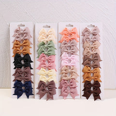 10pcs Baby Girls' Holiday Party Hair Clips Set