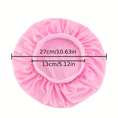 Kids Silk Satin Bonnet Cap for Night Sleep