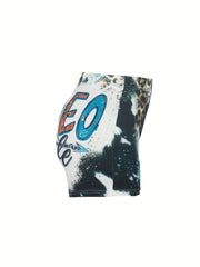 Rodeo Life Print Skinny Shorts for Women