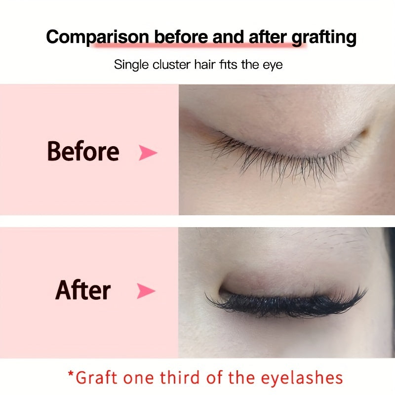 50D Thick Self Grafted Faux Mink Cluster False Eyelashes