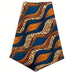 6yard 548 RealWax Ankara Fabric Background Africa Polyester Print