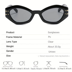 Copper Plated Unisex Sunglasses with Hinges UV400