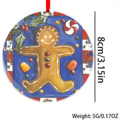 Christmas Tree Blessing Acrylic Pendant DIY Holiday Pendant