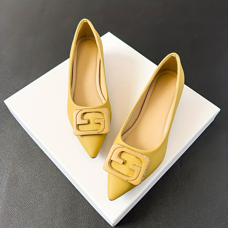 Women's Slip On Chunky Heel Shoes Soft Sole