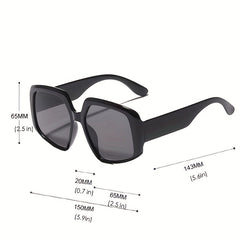 Oversized Butterfly Frame Sunglasses UV400
