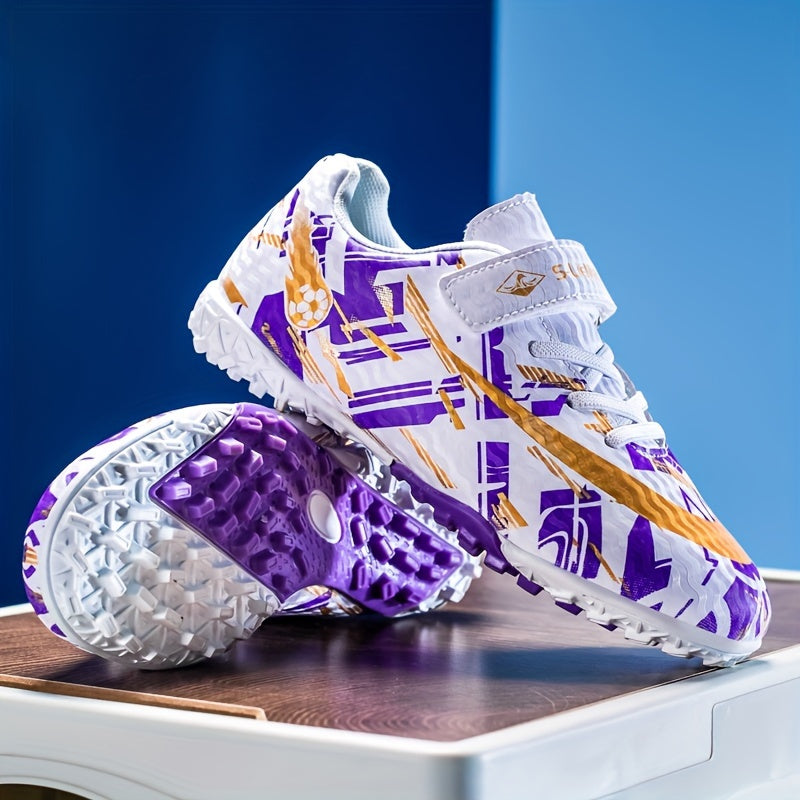 Boy's Turf Football Boots Outdoor Anti-skid TF Soccer Cleats