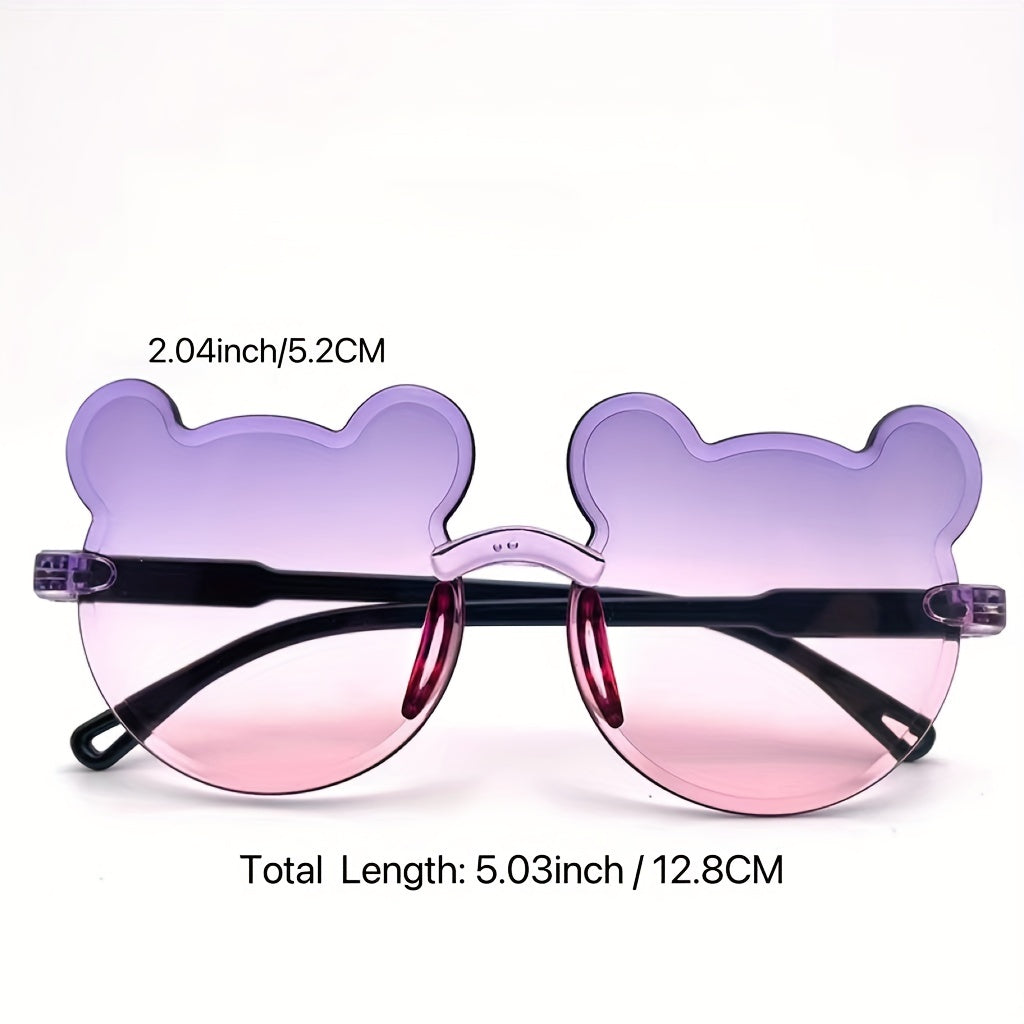 Gradient Bear Sunglasses for Toddlers - Stylish & Protective Gift