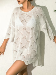 Round Neck Rash Guard Long Sleeves Cover Up Top